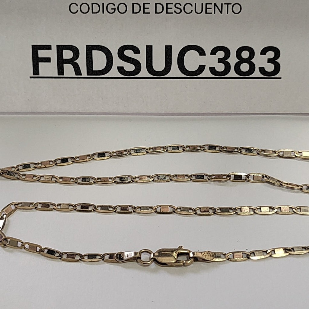 CADENA ORO 14 K 6.2 GRMS (SEMINUEVO)