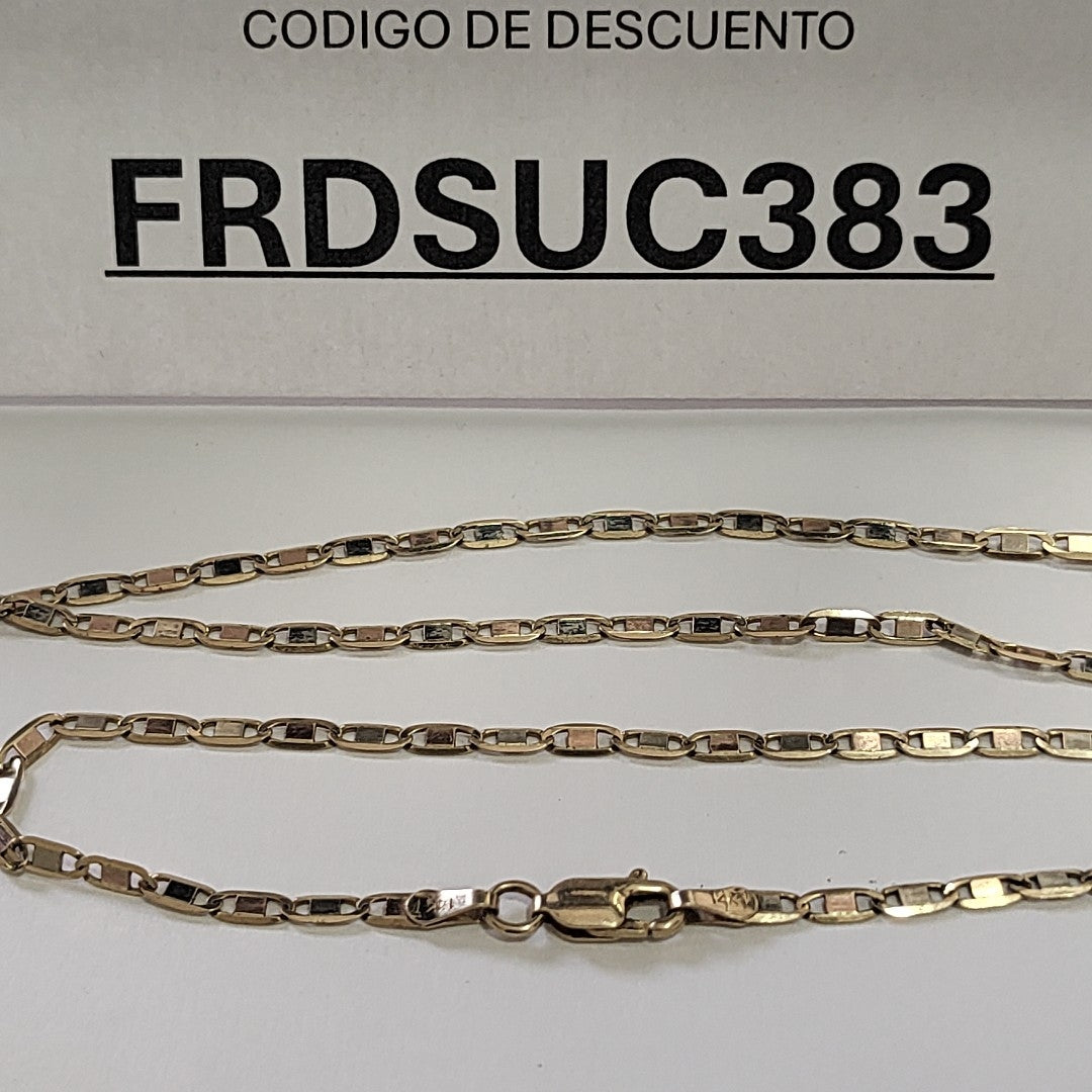 CADENA ORO 14 K 6.2 GRMS (SEMINUEVO)