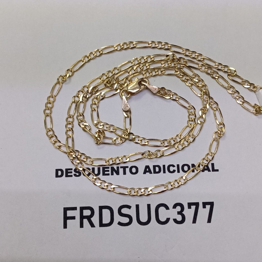 CADENAS 3X1 ORO 14K 55 CM 4.7 GR (NUEVO)