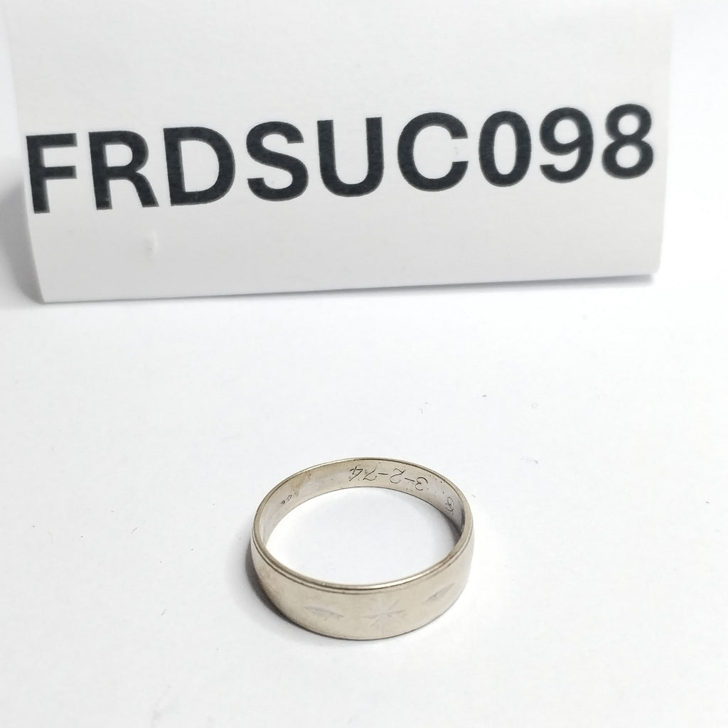 ARGOLLA ORO, ORO BLANCO 14 K 2.5 GRMS (SEMINUEVO)