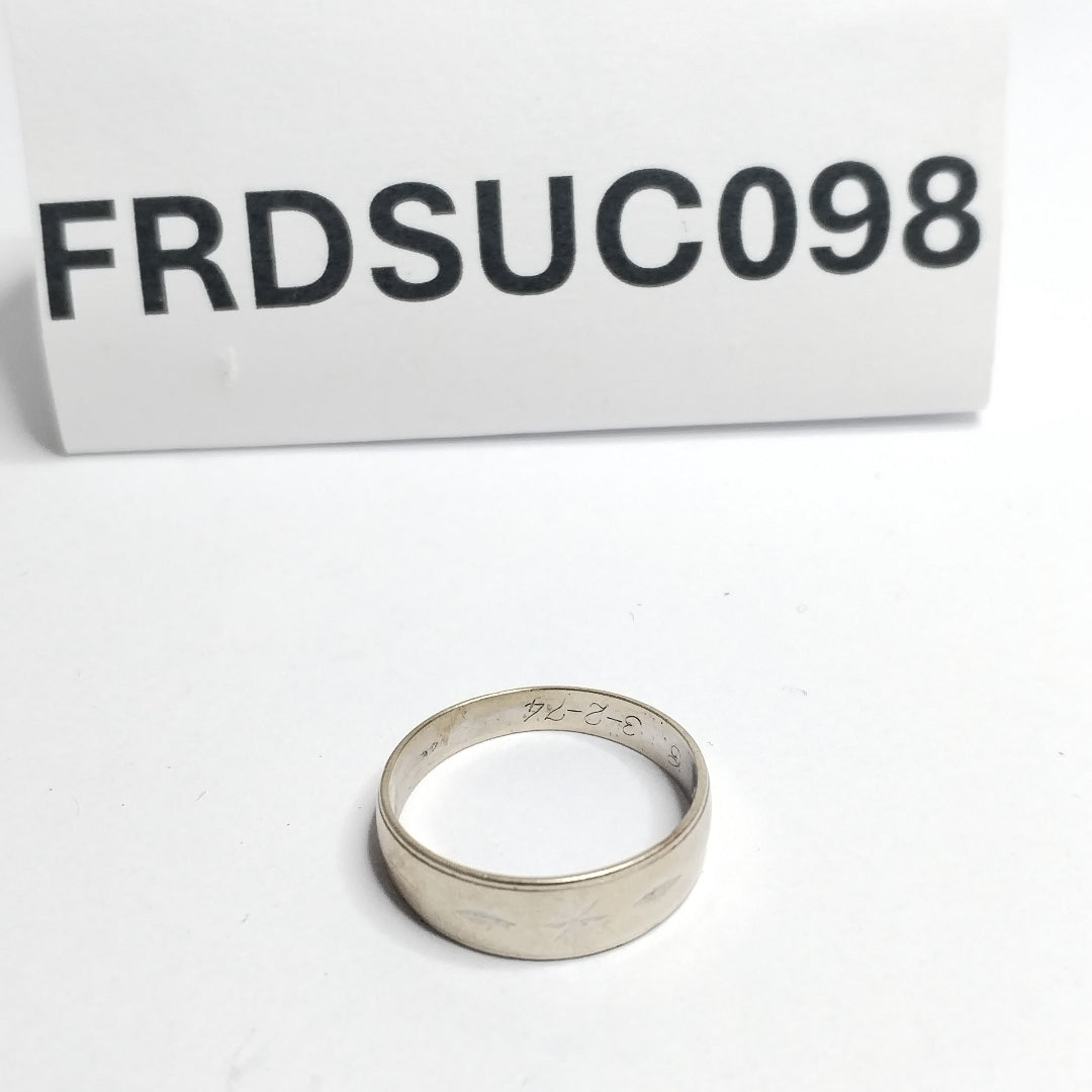 ARGOLLA ORO, ORO BLANCO 14 K 2.5 GRMS (SEMINUEVO)
