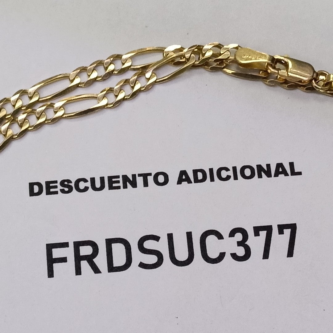 CADENA TEJIDO 3X1 12.9G 60 CM (NUEVO)