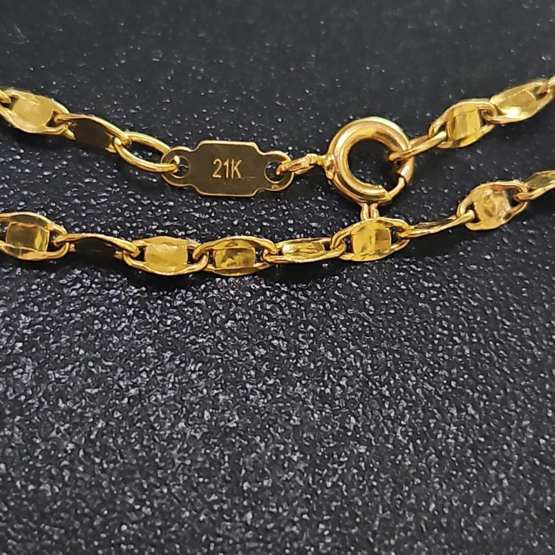 CADENA ORO 21 K 3.3 GRMS (SEMINUEVO)