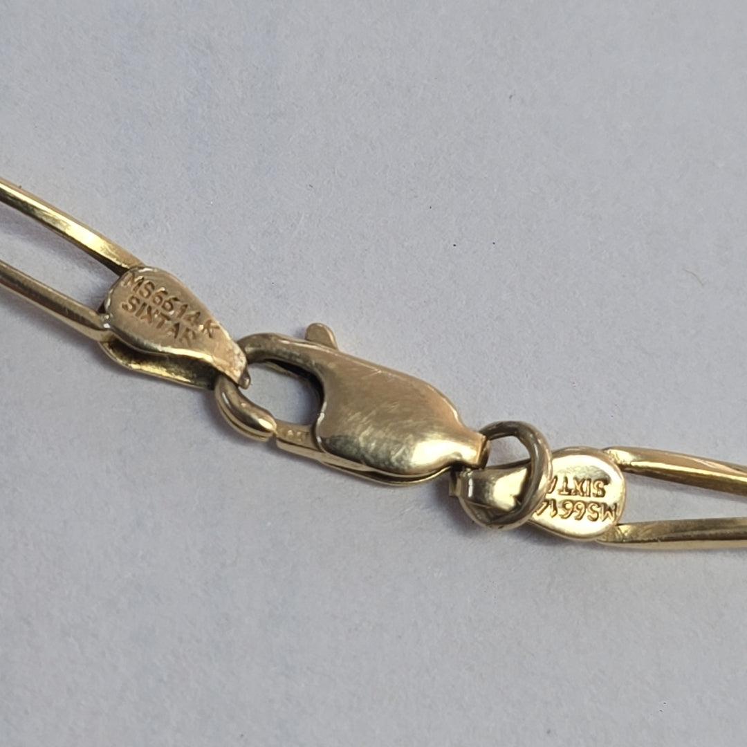 PULSERA ORO 14 K 3.8 GRMS (SEMINUEVO)