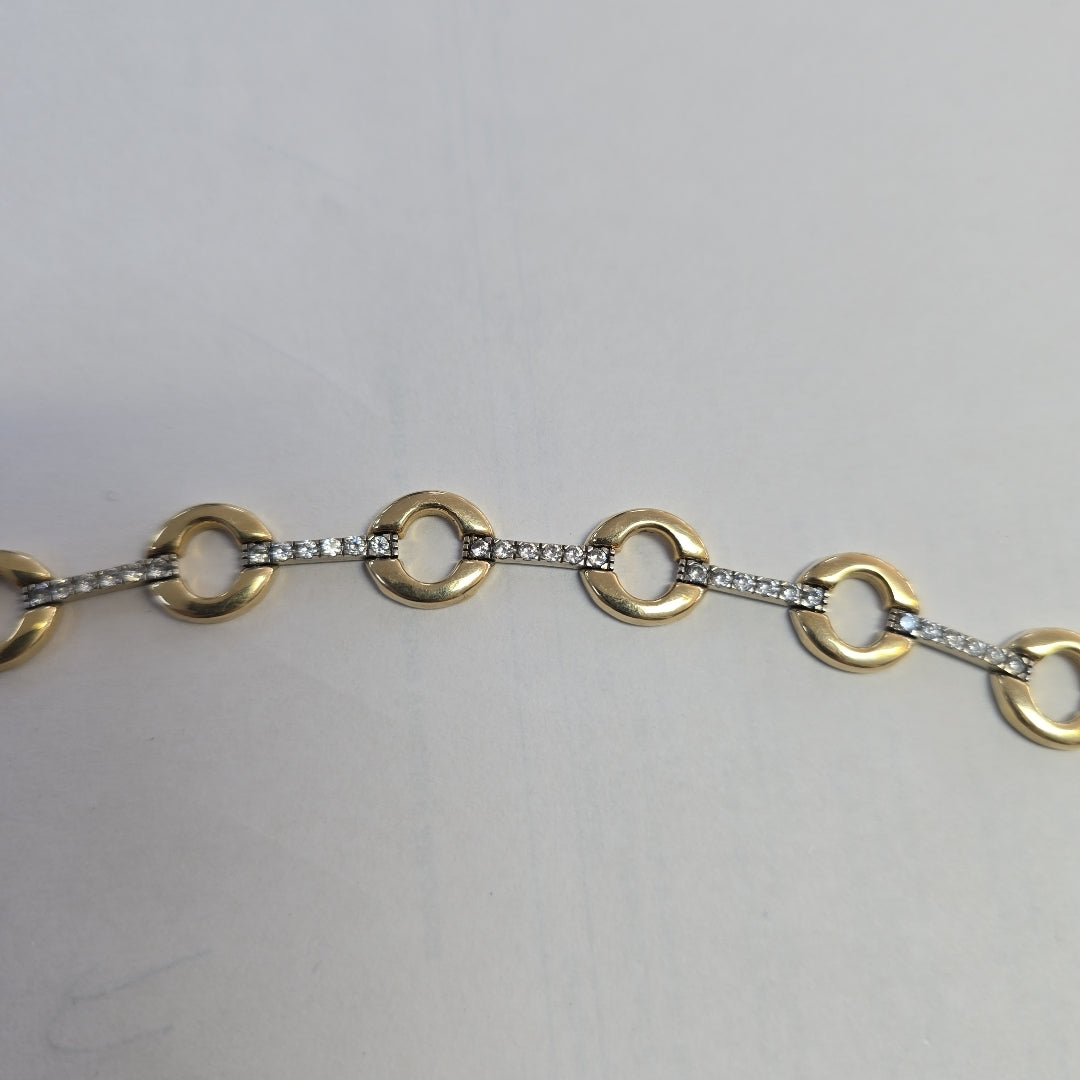 PULSERA,PULSERA RIGIDA ORO 10 K 8,70 GRMS (SEMINUEVO)