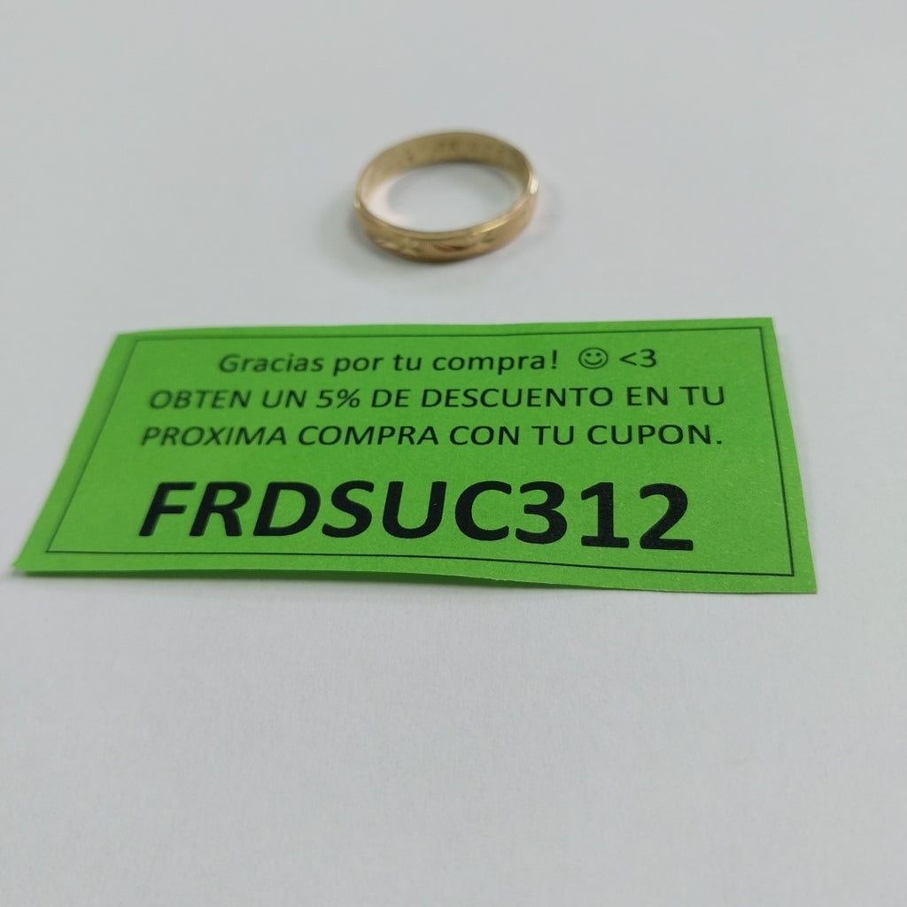 ARGOLLA ORO 10 K 1.6 GRMS (SEMINUEVO)