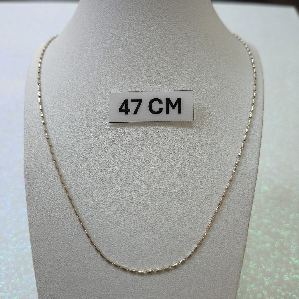GARGANTILLA ORO BLANCO 14 K 3,00 GRMS (SEMINUEVO)