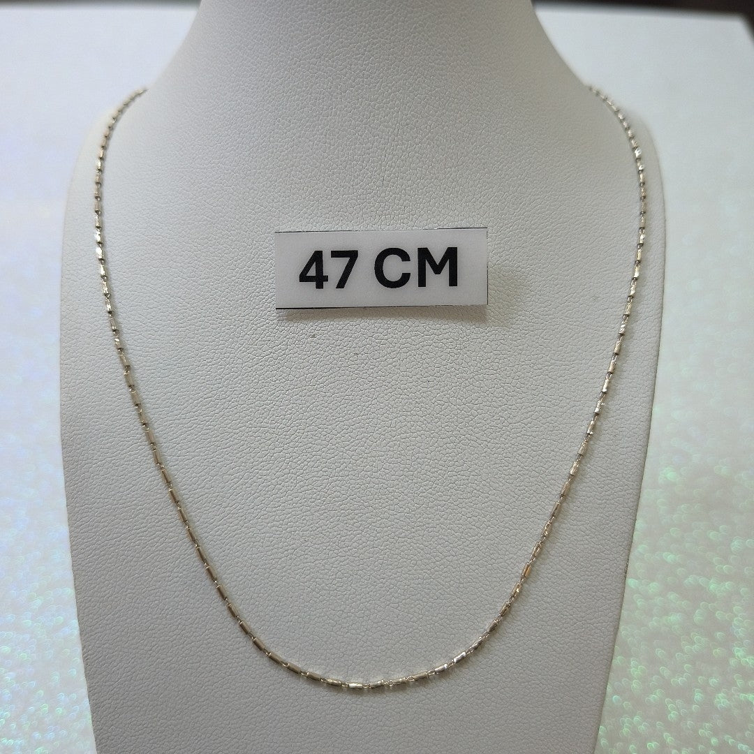 GARGANTILLA ORO BLANCO 14 K 3,00 GRMS (SEMINUEVO)