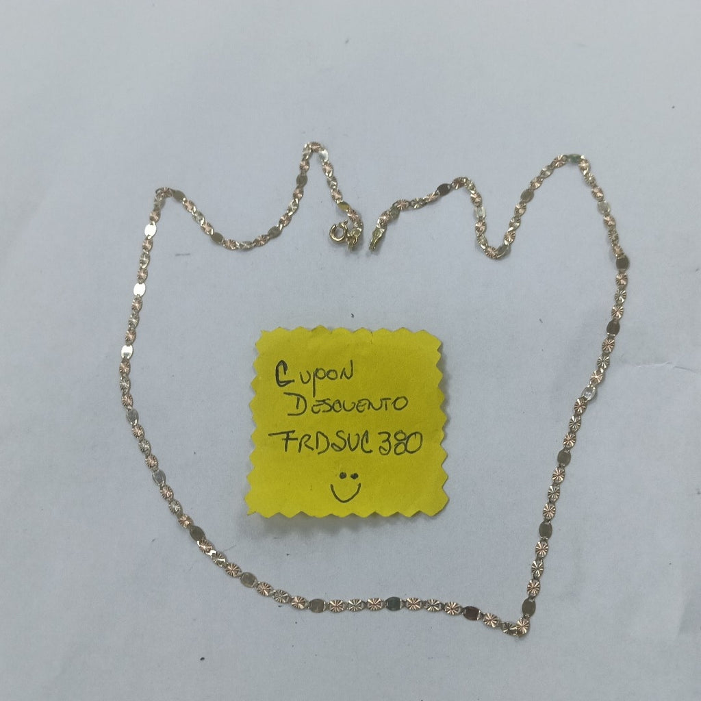 CADENA ORO 14 K 2.8 GRMS (SEMINUEVO)