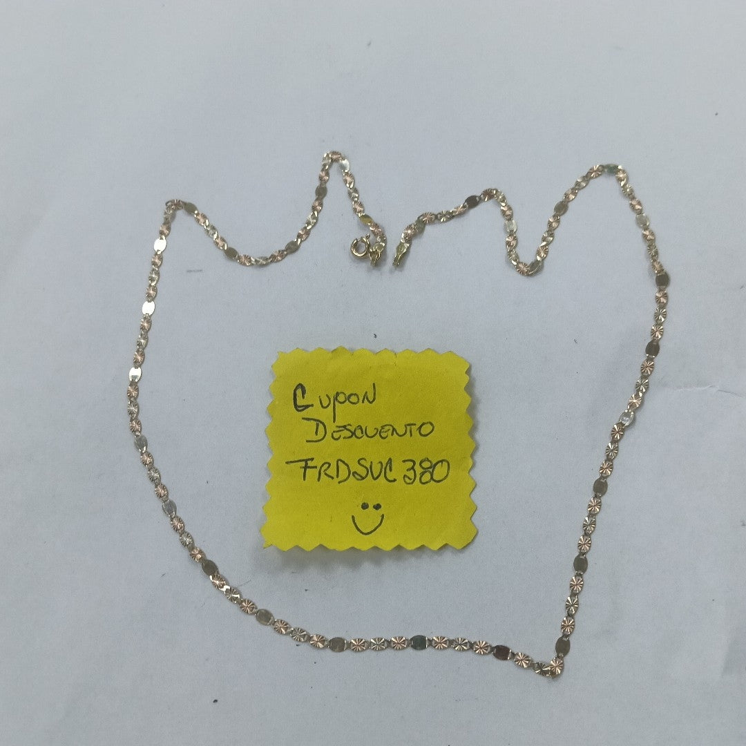 CADENA ORO 14 K 2.8 GRMS (SEMINUEVO)