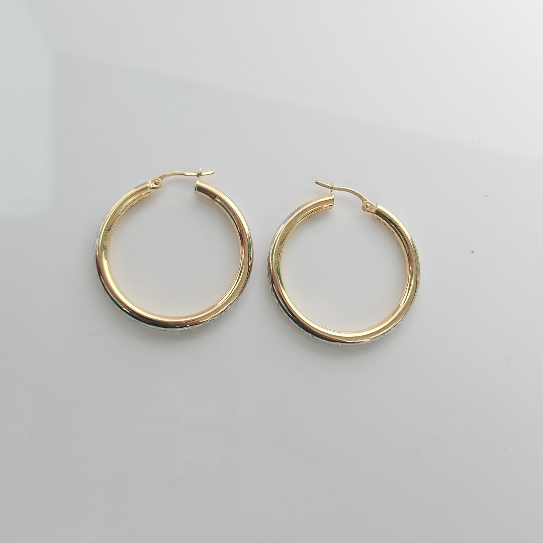 ARRACADAS PAR ORO 14 K 2,00 GRMS (SEMINUEVO)