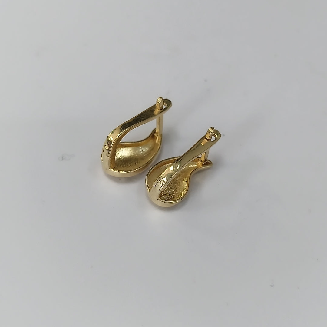 ARETES PAR ORO 14 K 2.6 GRMS (SEMINUEVO)
