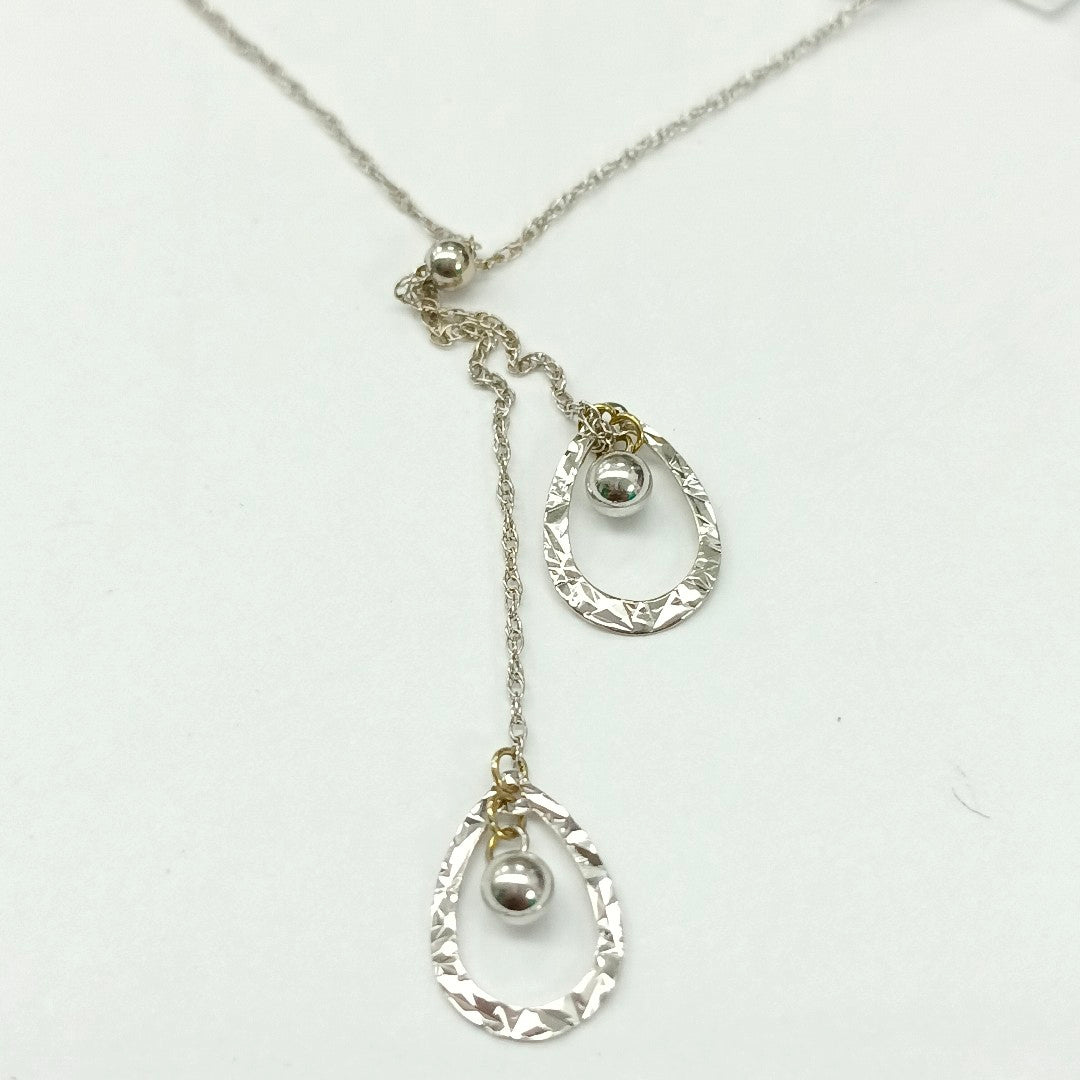 GARGANTILLA ORO BLANCO 14 K 1.1 GRMS (SEMINUEVO)
