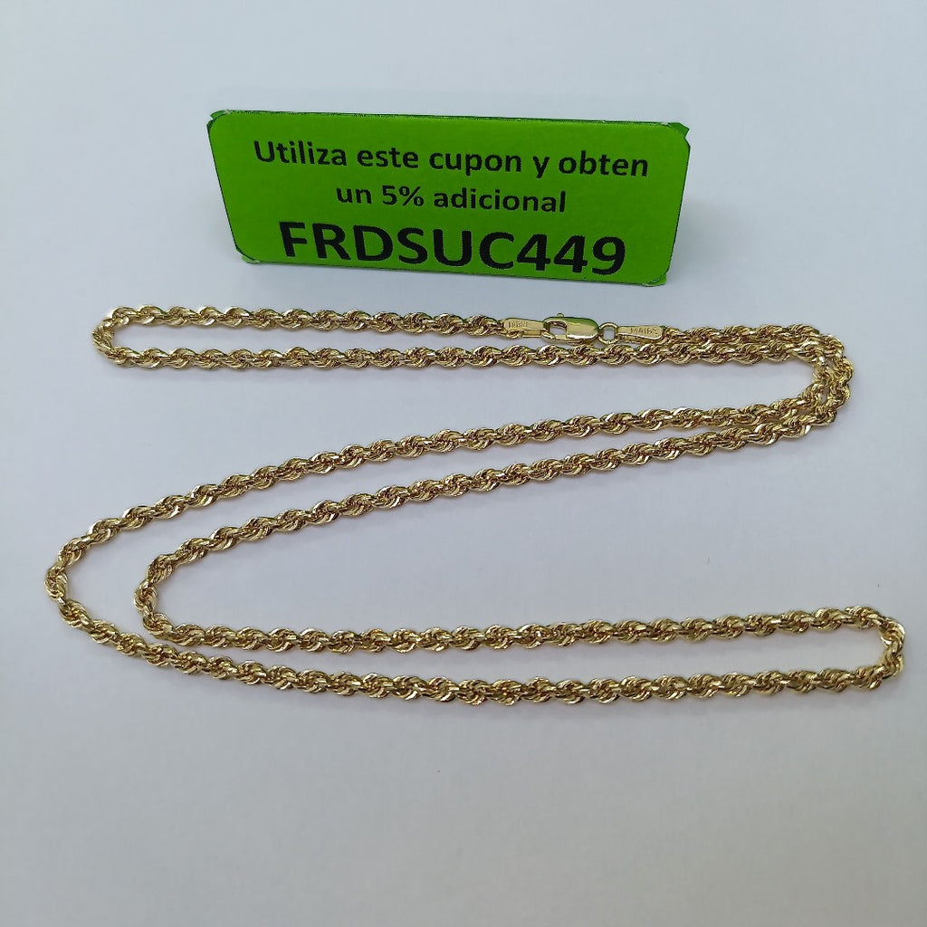 CADENA ORO 10 K 3.9 GRMS (SEMINUEVO)