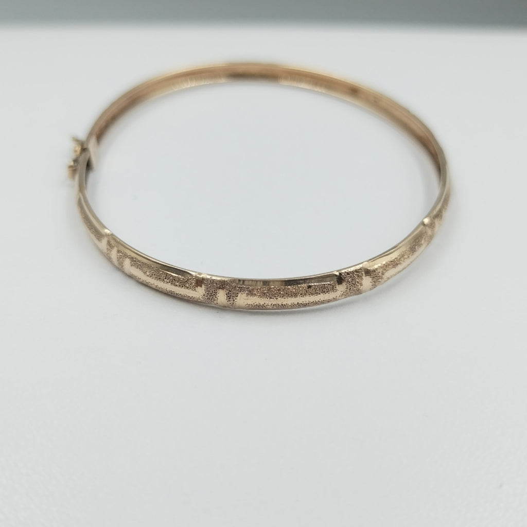PULSERA RIGIDA ORO 14 K 3.9 GRMS (SEMINUEVO)