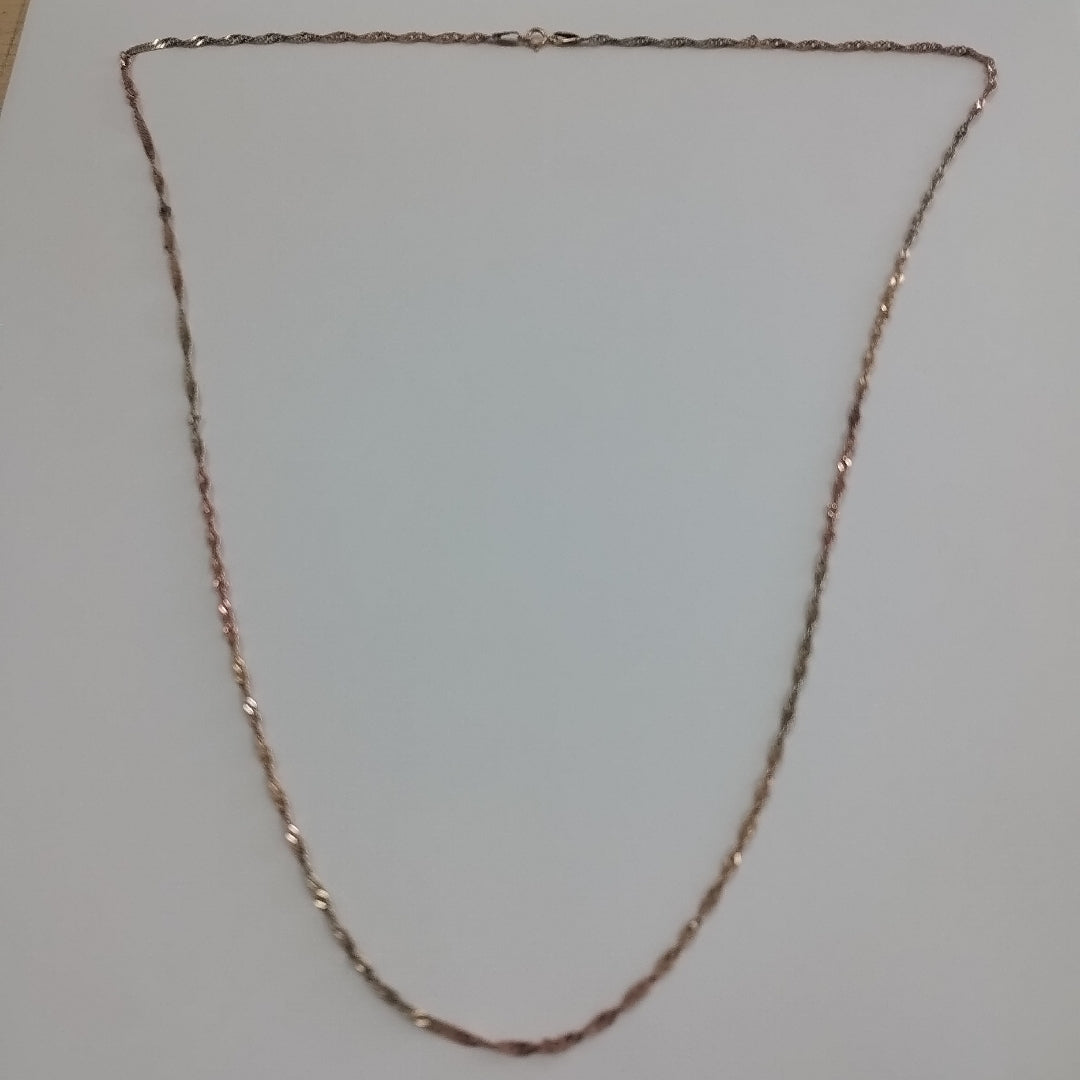 CADENA ORO, ORO COMBINADO 10 K 3 GRMS (SEMINUEVO)