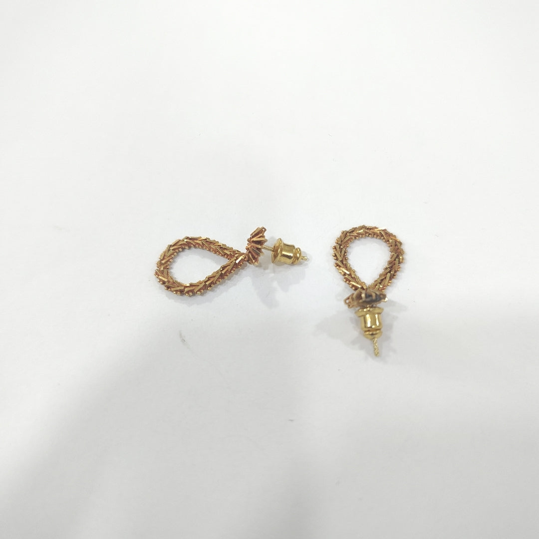 BROQUELES PAR ORO 14 K 3.6 GRMS (SEMINUEVO)