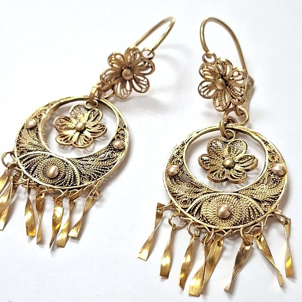 ARETES PAR ORO 8 K 7,80 GRMS (SEMINUEVO)