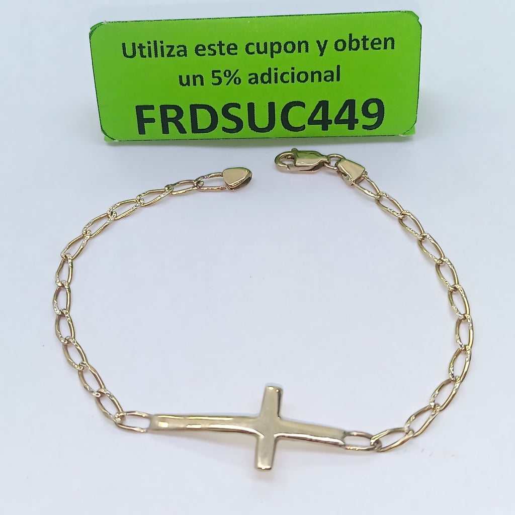 PULSERA ORO 14 K 4.3 GRMS (SEMINUEVO)