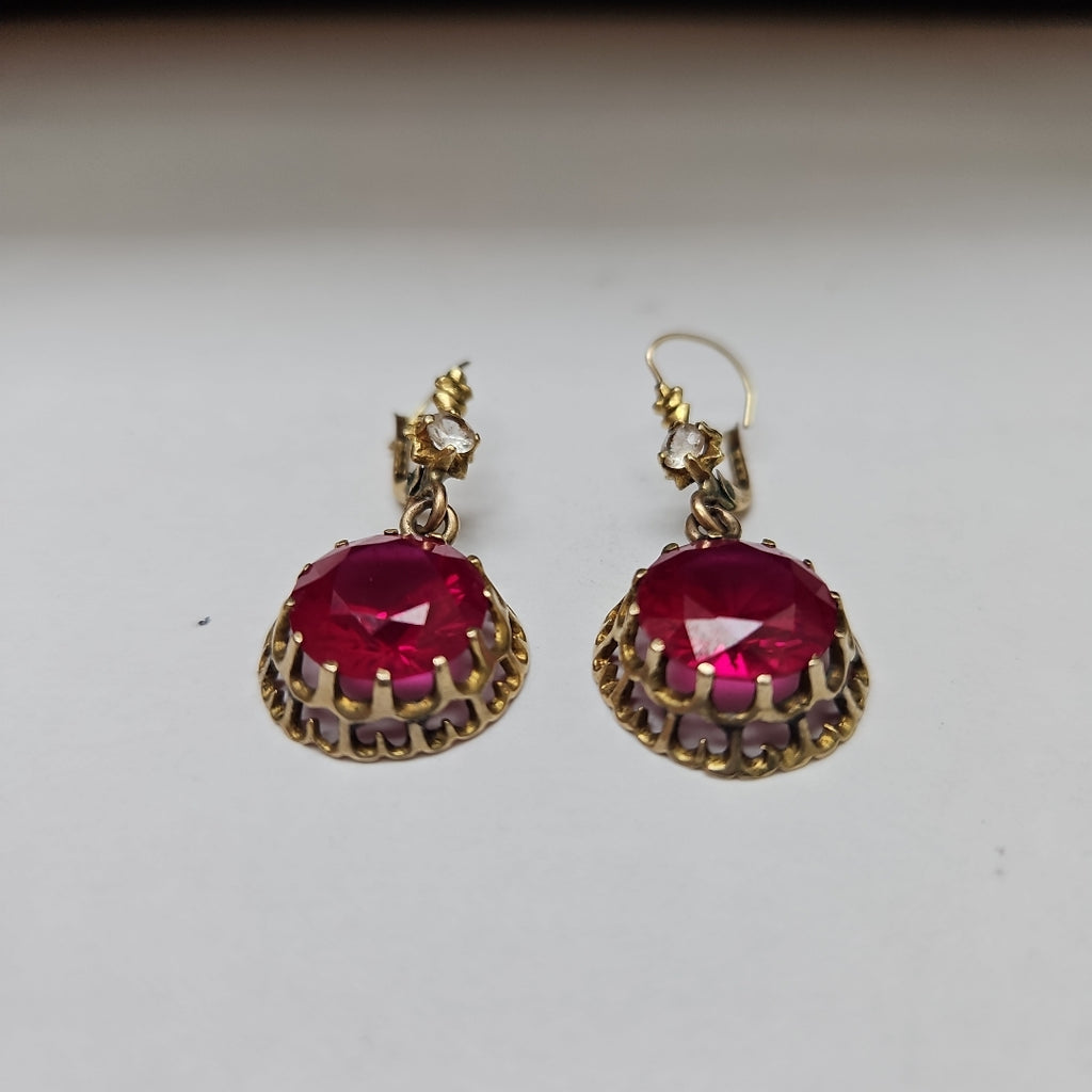ARETES PAR ORO 8 K 6.4 GRMS (SEMINUEVO)