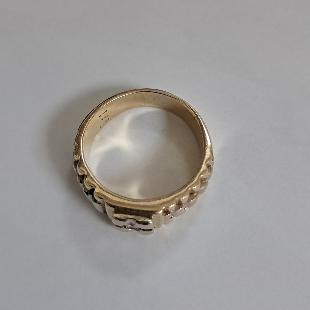ANILLO ORO 14 K 11.2 GRMS (SEMINUEVO)