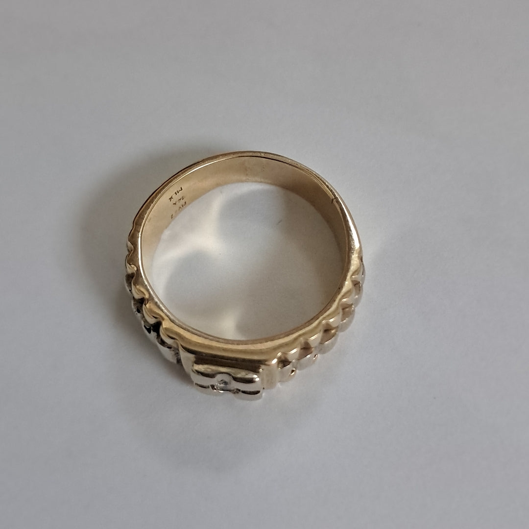 ANILLO ORO 14 K 11.2 GRMS (SEMINUEVO)