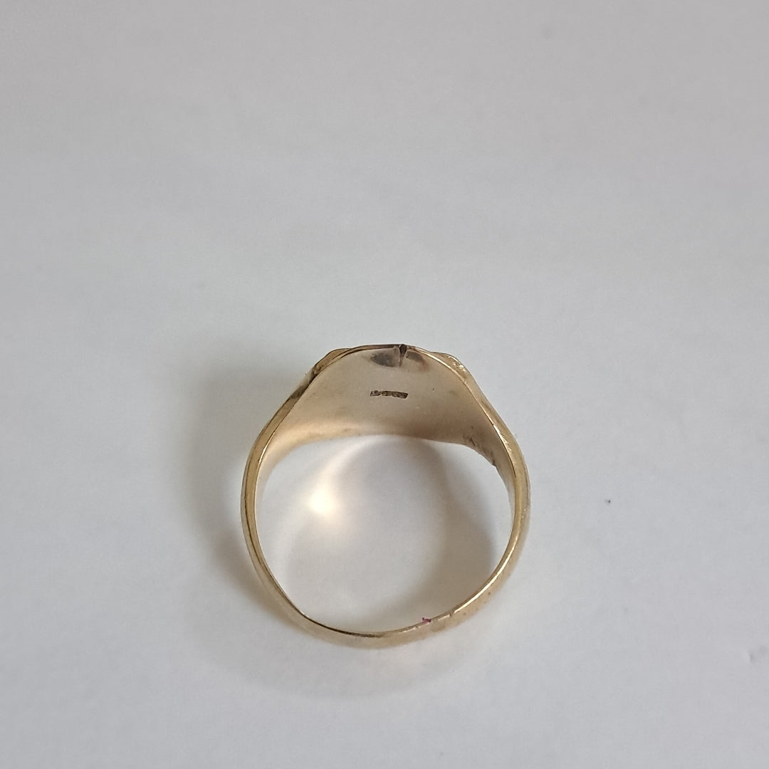 ANILLO DE GRADUACIÓN ORO 10 K 5,40 GRMS (SEMINUEVO)