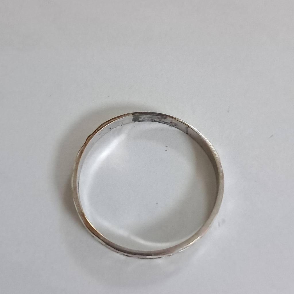 ARGOLLA ORO, ORO BLANCO 14 K 2 GRMS (SEMINUEVO)