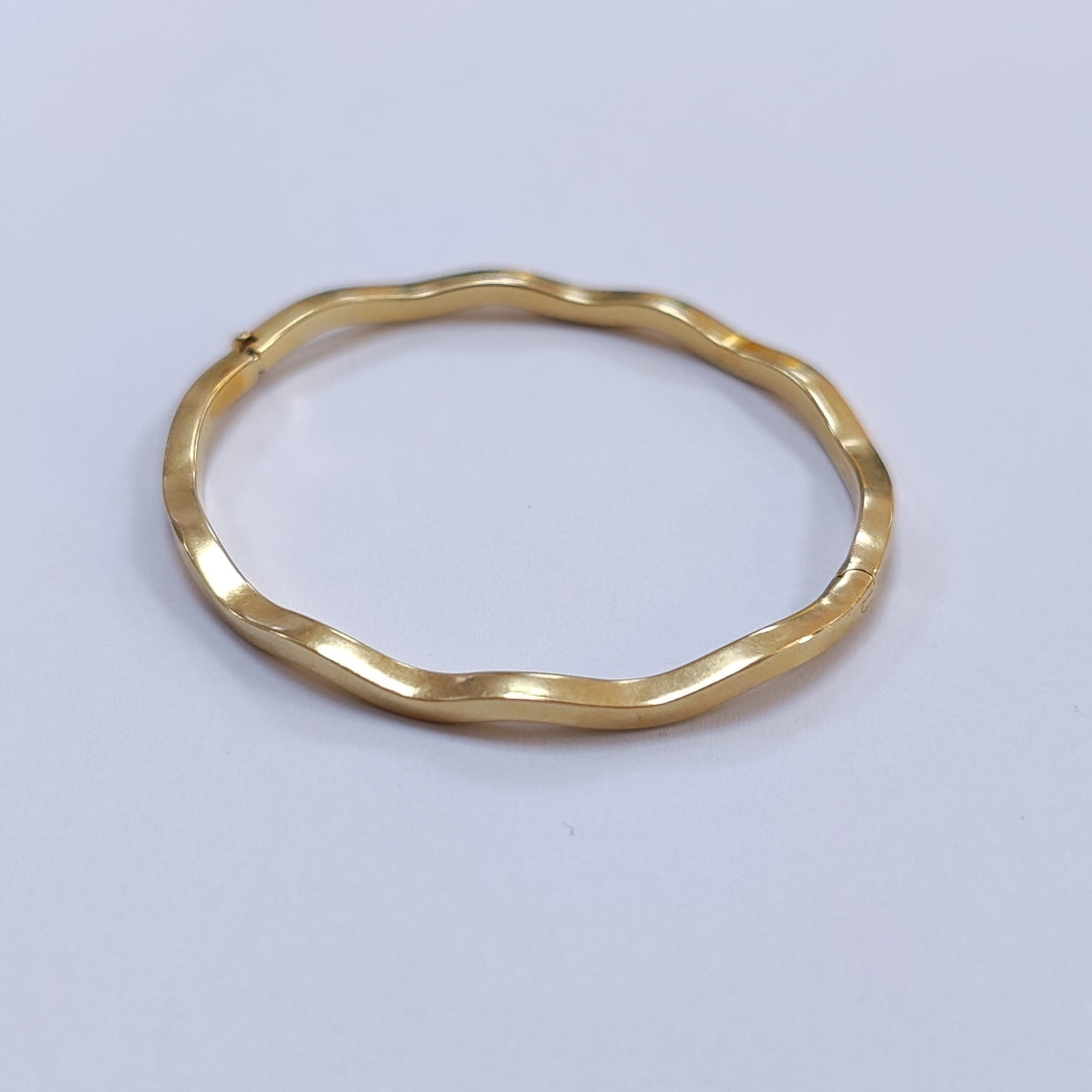 PULSERA RIGIDA ORO 14 K 6,20 GRMS (SEMINUEVO)