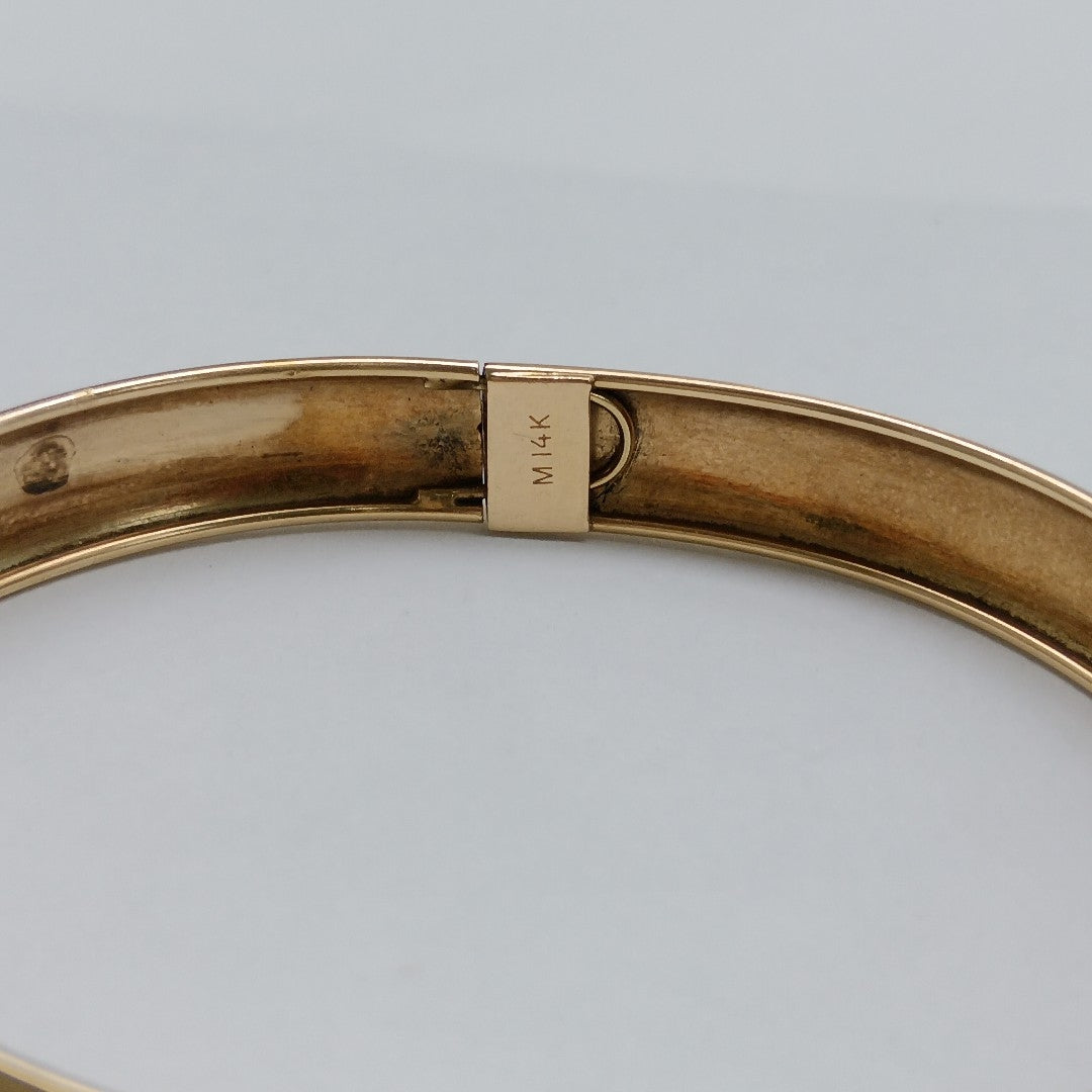 PULSERA RIGIDA ORO 14 K 7.1 GRMS (SEMINUEVO)