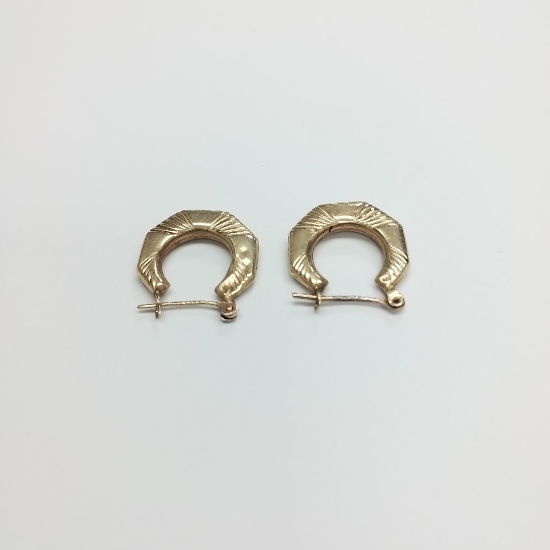 ARRACADAS PAR ORO 14 K 1.2 GRMS (SEMINUEVO)