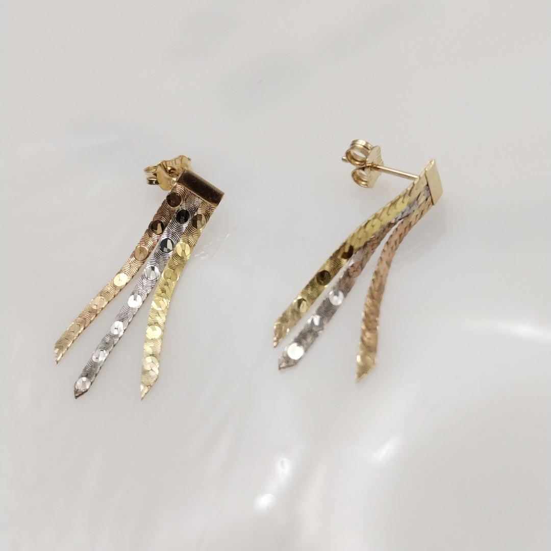 ARRACADAS PAR ORO 10 K 1,70 GRMS (SEMINUEVO)