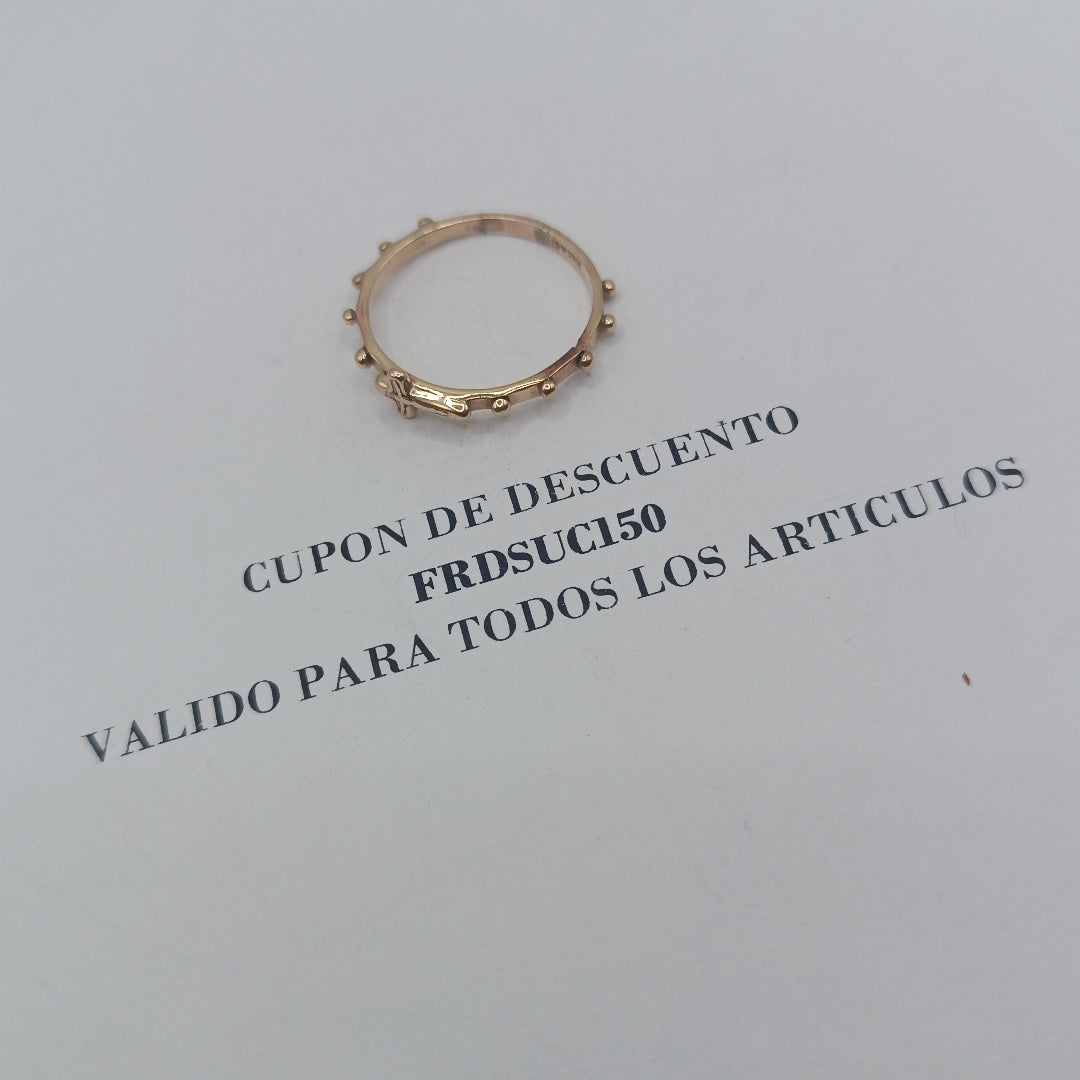 ANILLO ORO 10 K 2.1 GRMS (SEMINUEVO)