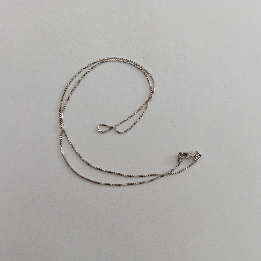 CADENA ORO BLANCO 10 K 2,20 GRMS (SEMINUEVO)