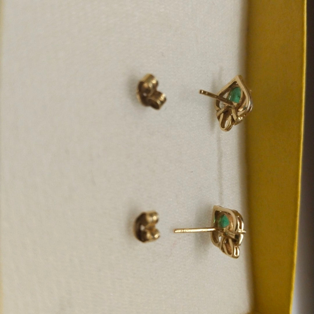 BROQUELES PAR ORO 14 K 1.8 GRMS (SEMINUEVO)