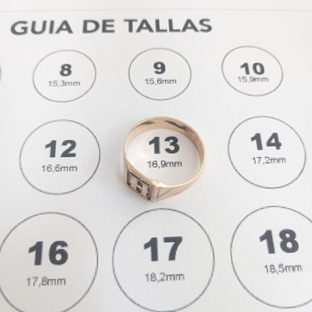 ANILLO ORO 10 K 6 GRMS (SEMINUEVO)