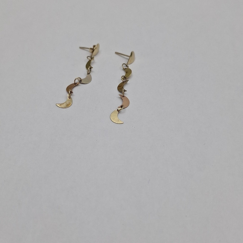 ARRACADAS PAR ORO 14 K 1.4 GRMS (SEMINUEVO)