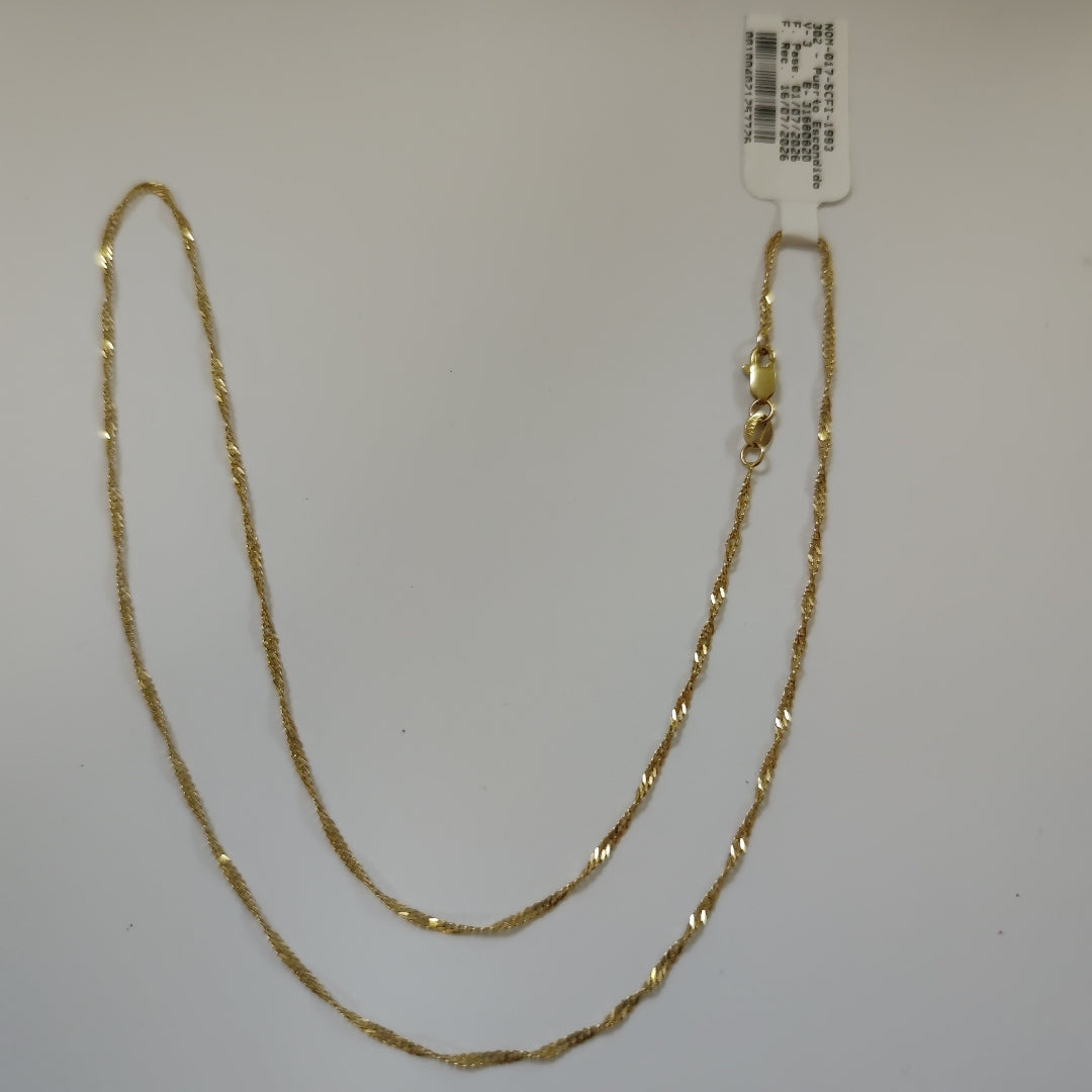 CADENA ORO 14 K 2.3 GRMS (SEMINUEVO)