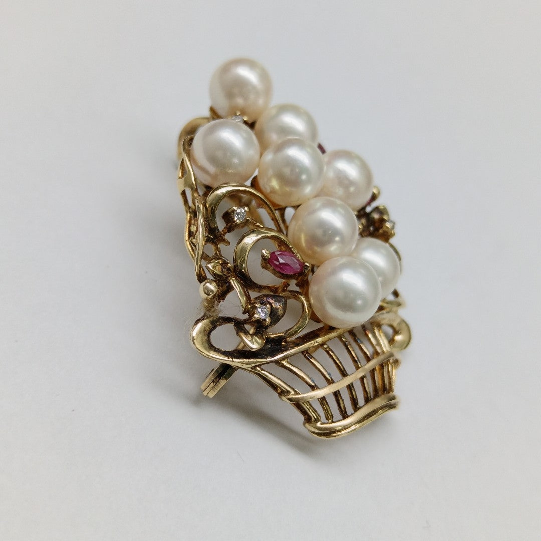 BROCHE ORO 14 K 11,70 GRMS (SEMINUEVO)