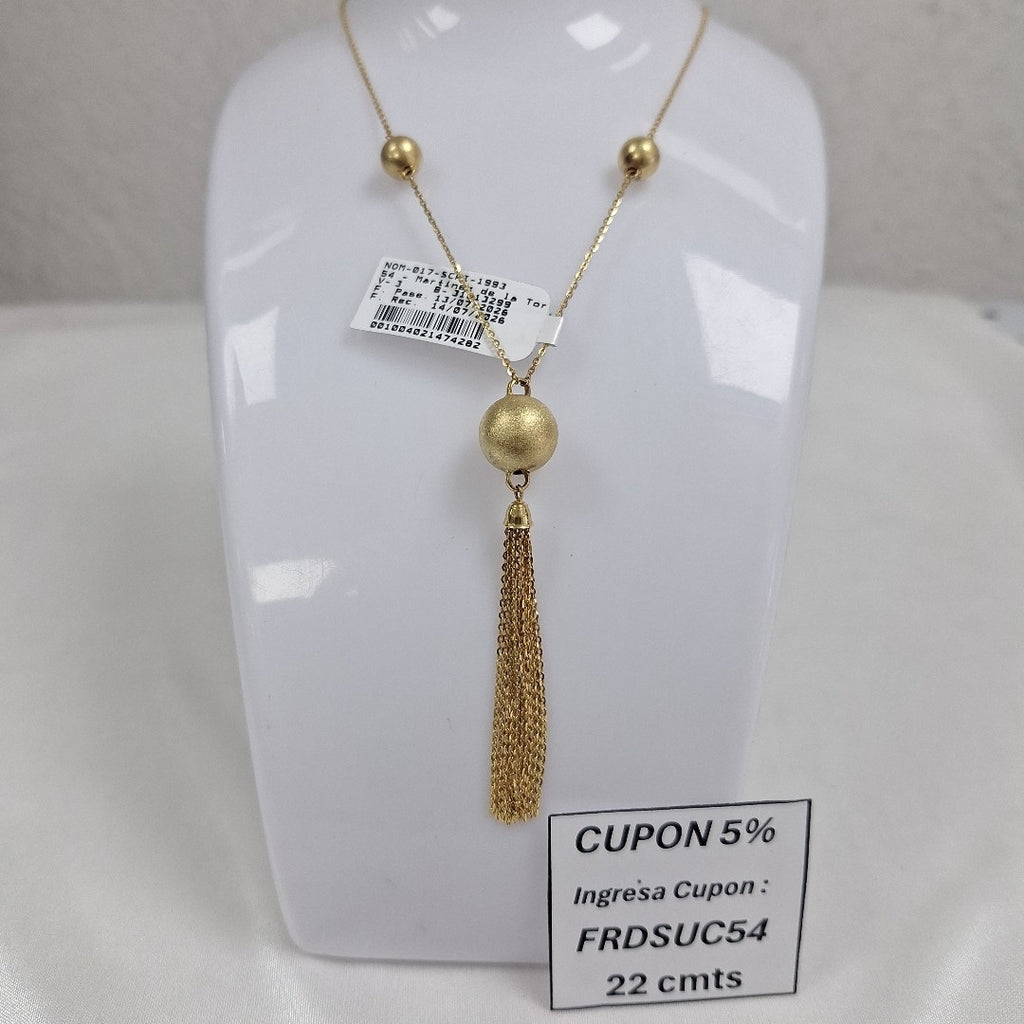 GARGANTILLA ORO 14 K 4,20 GRMS (SEMINUEVO)