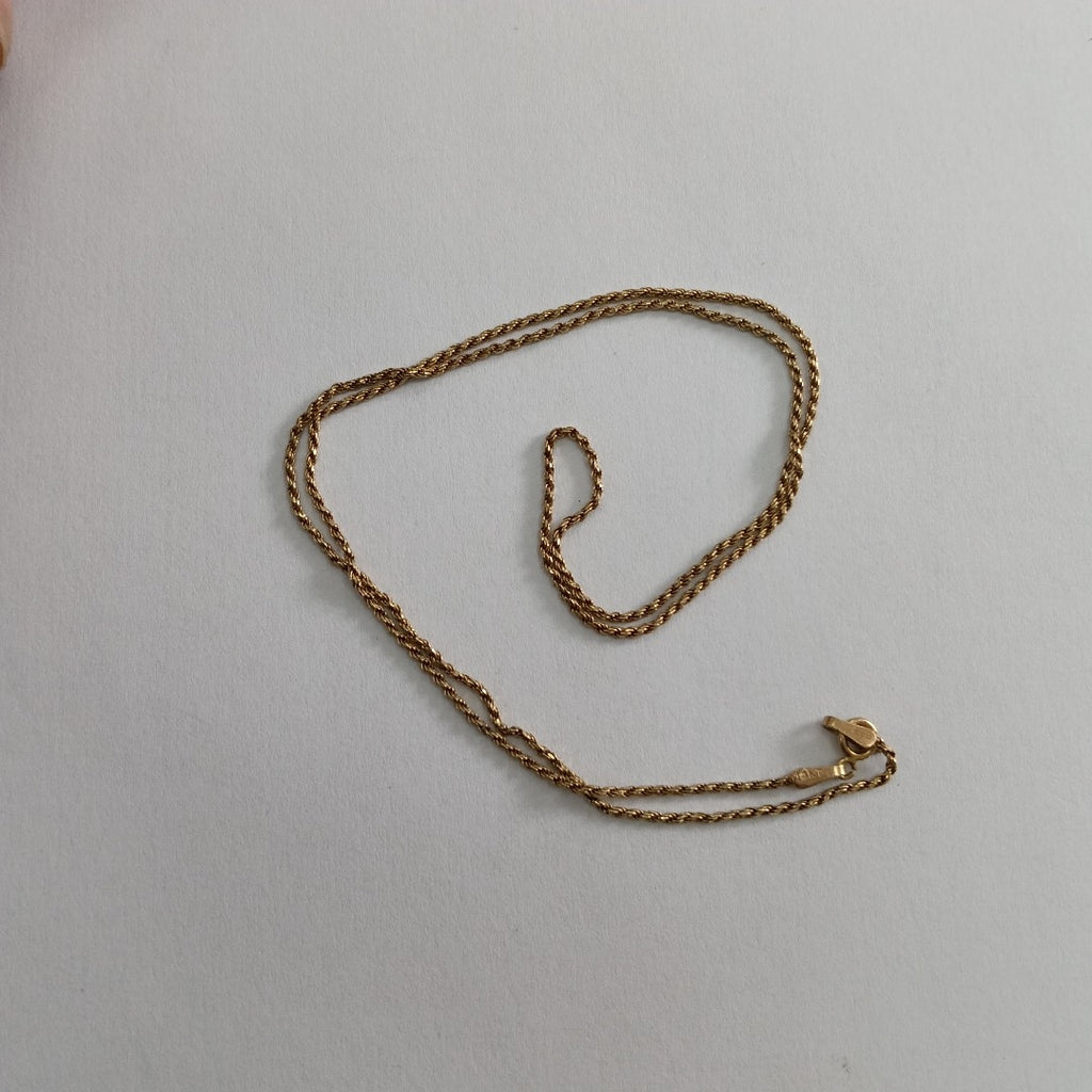 CADENA ORO 14 K 2,50 GRMS (SEMINUEVO)