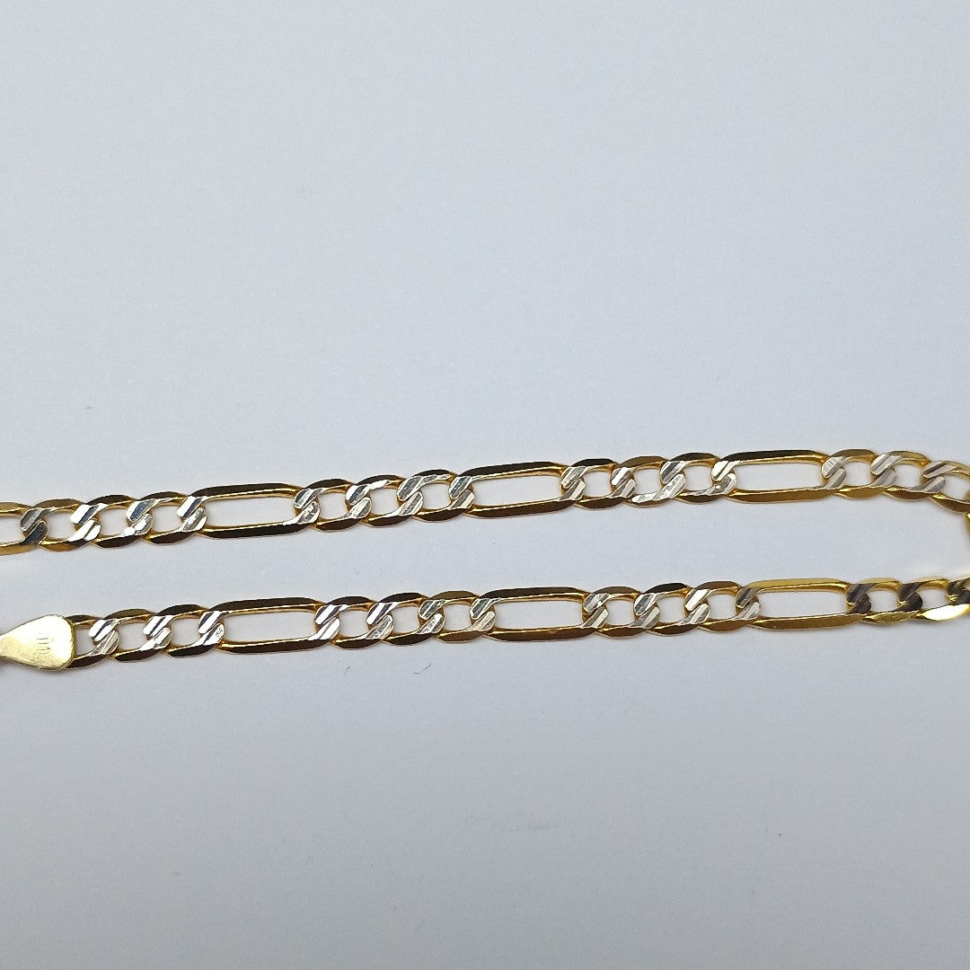 PULSERA ORO, RODIADO 14 K 3.9 GRMS (SEMINUEVO)