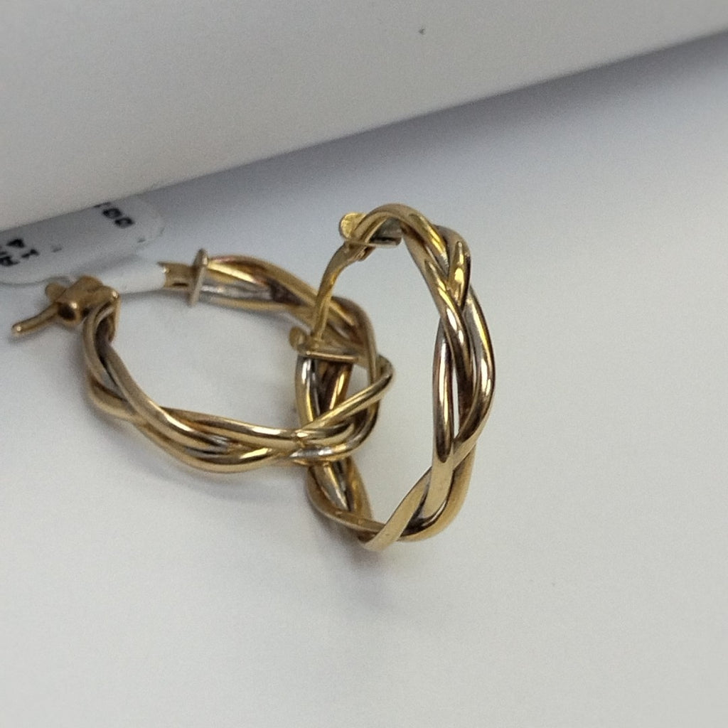 ARRACADAS PAR ORO 14 K 1.8 GRMS (SEMINUEVO)