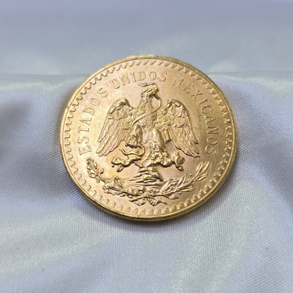 K1 41.6 GRMS 21 K IDENTIFICACIÓN MONEDA NOMINATIVA MONEDAS PESOS 50 PESO (SEMINUEVO)