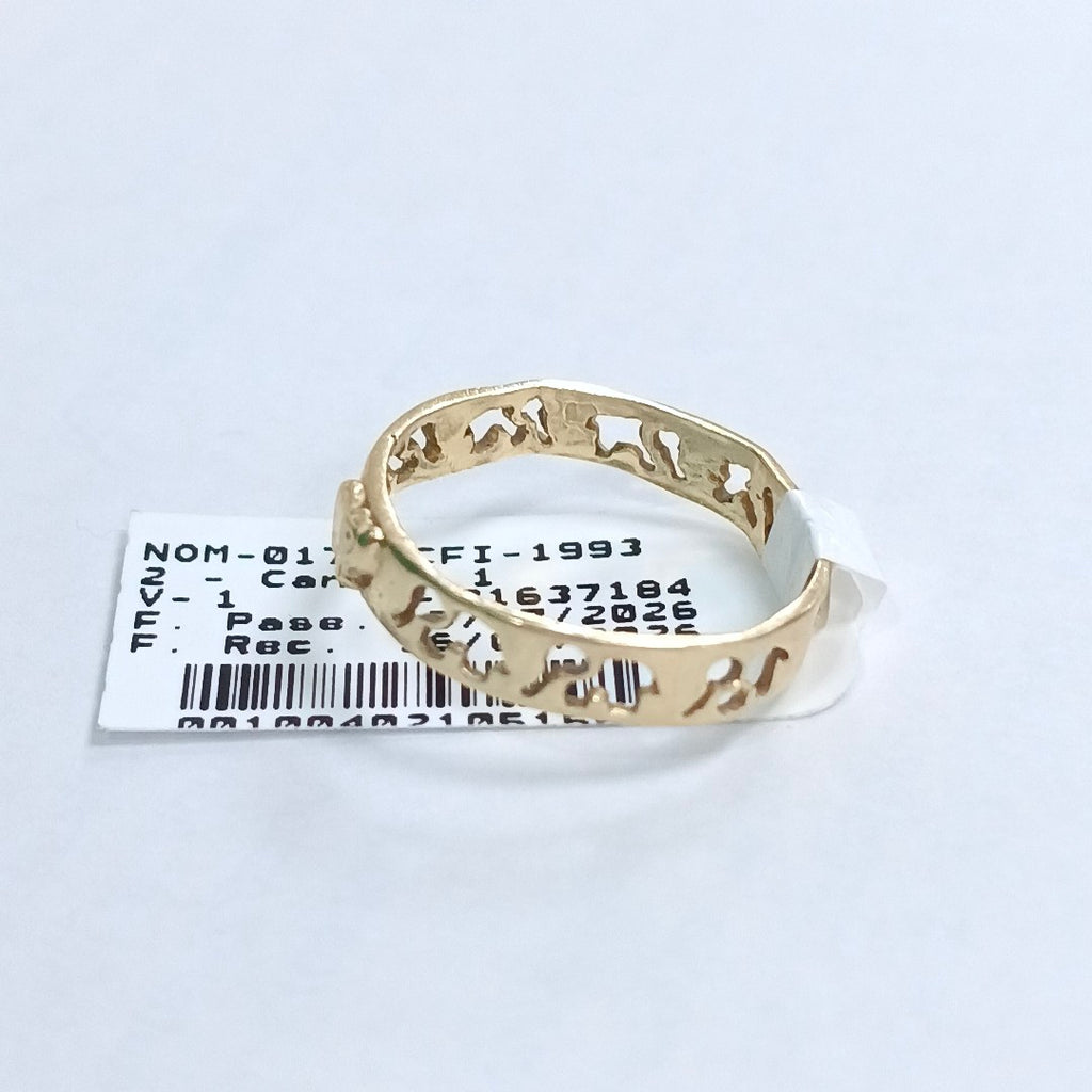 ANILLITO ORO 14 K 1.7 GRMS (SEMINUEVO)