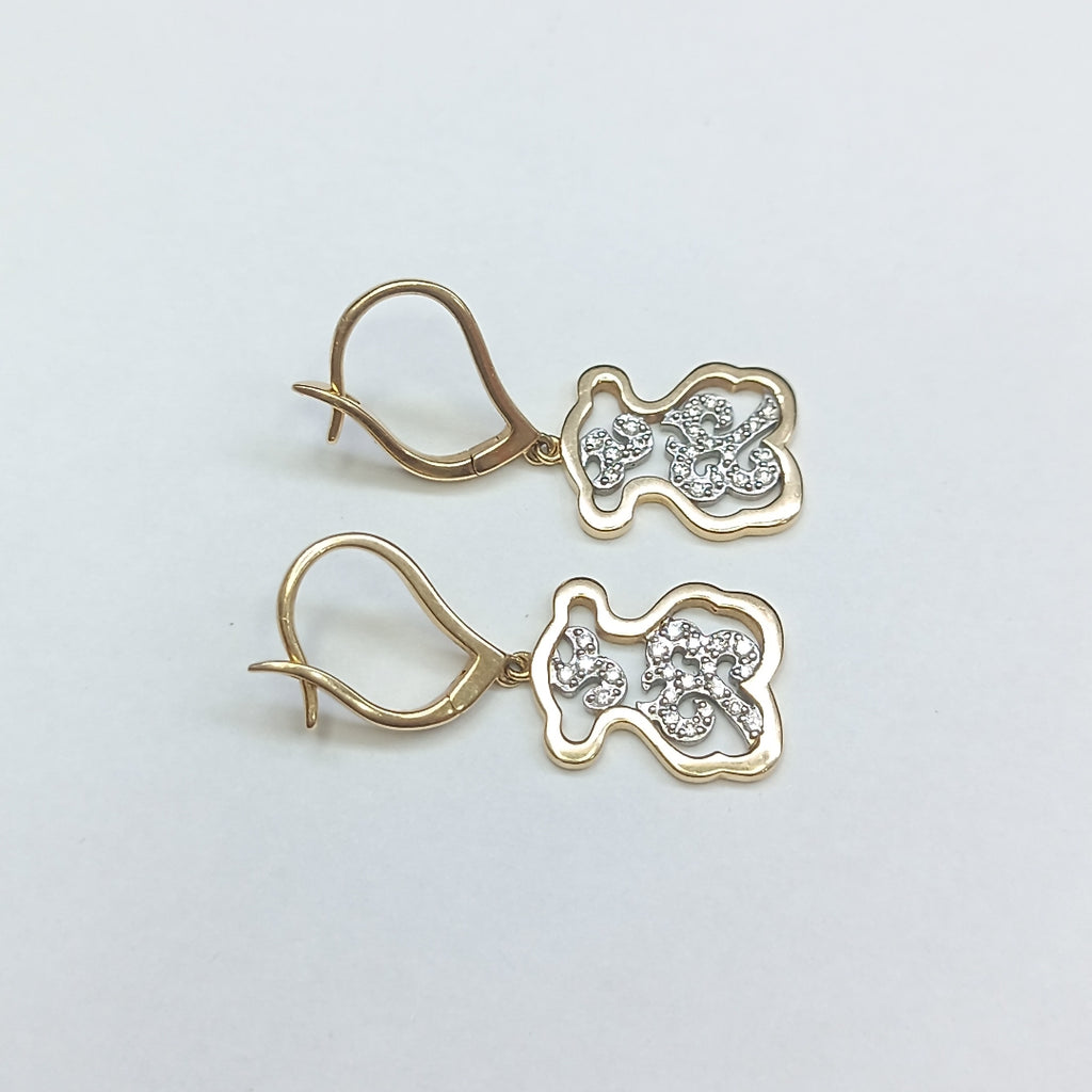 ARETES PAR ORO 16K 4,70 GRMS (SEMINUEVO)