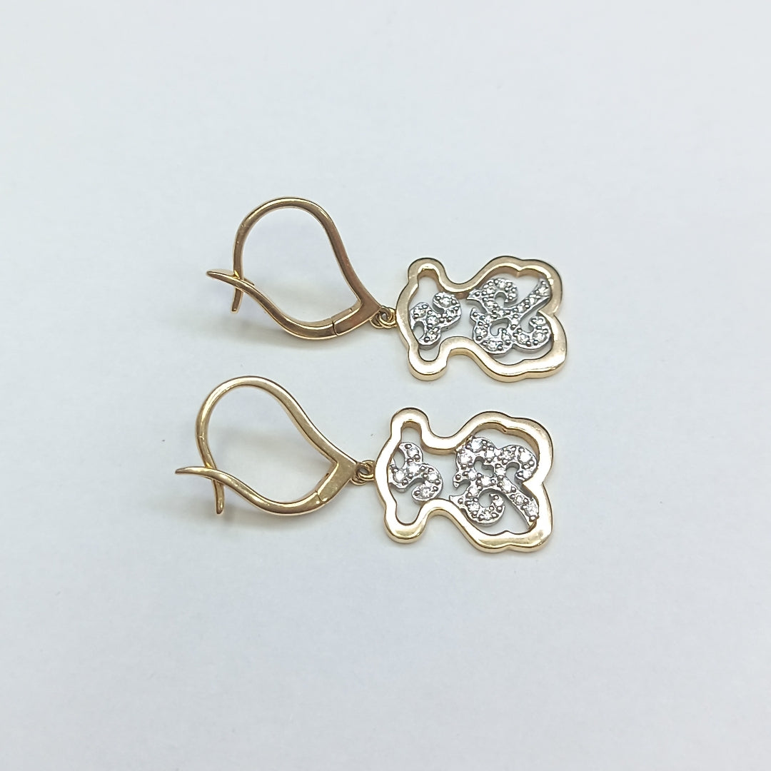 ARETES PAR ORO 16K 4,70 GRMS (SEMINUEVO)