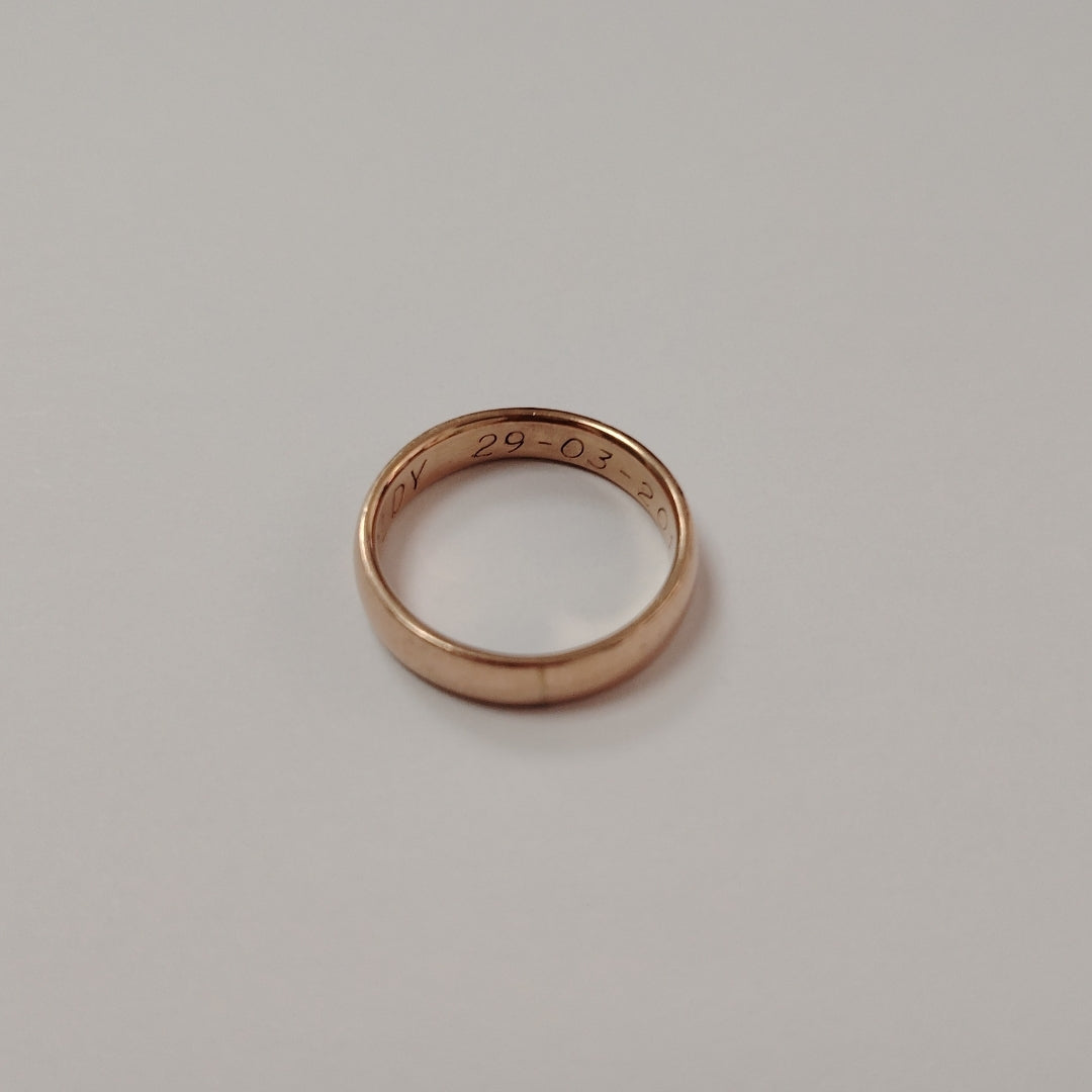 ARGOLLA ORO 14 K 3.7 GRMS (SEMINUEVO)
