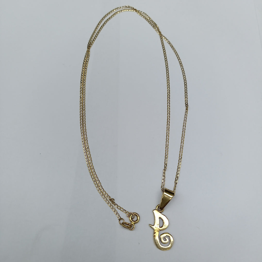 CADENA, DIJE ORO 14 K 4.3 GRMS (SEMINUEVO)