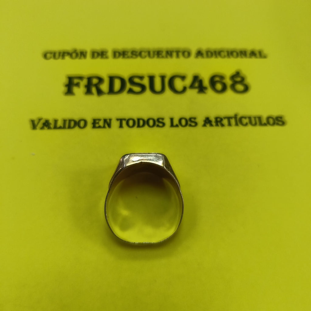 ANILLO ORO COMBINADO 14 K 6,50 GRMS (SEMINUEVO)